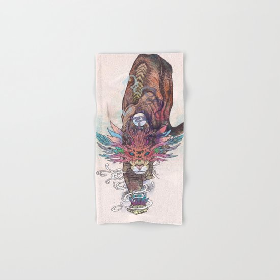Journeying Spirit (Mountain Lion) Hand & Bath Towel