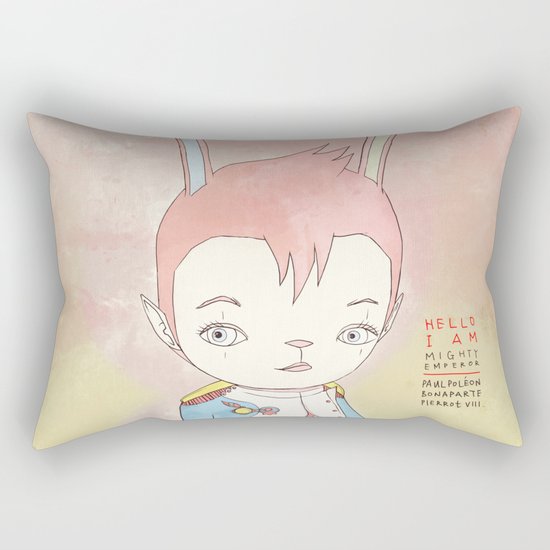 PAULPOLEON BONAPARTE PIERROT VIII Rectangular Pillow