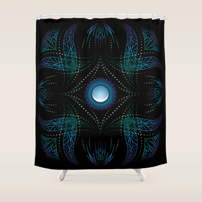 Energy Moon Shower Curtain
