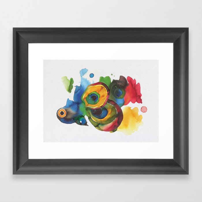 Colorful fish 3 Framed Art Print
