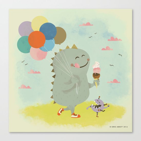 Carnival Cone Canvas Print