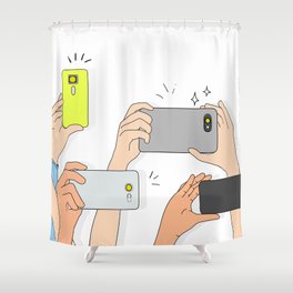 Say Cheese Shower Curtain