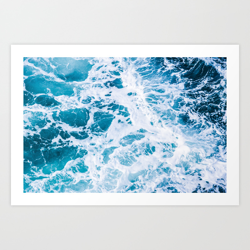 Perfect Ocean Sea Waves Art Print By Naturemagick Society6