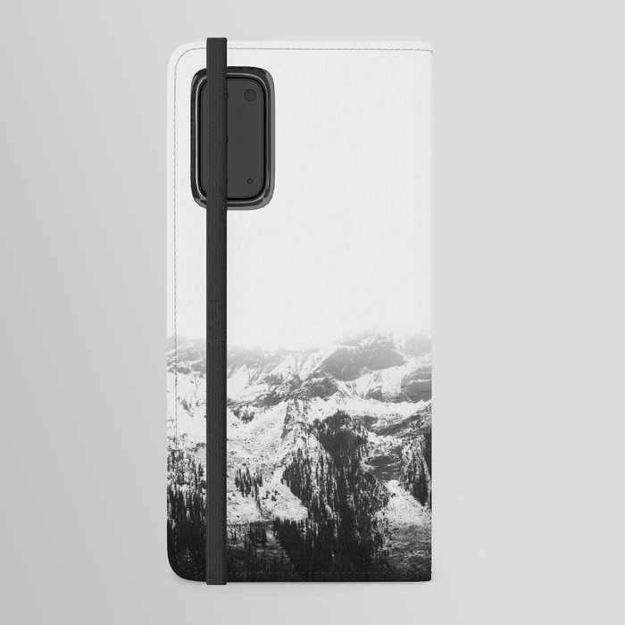 Jasper Alberta | Landscape Photography | Mountains | B#W Android Wallet Case