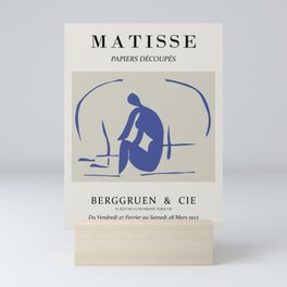 Bather in the Reeds - Matisse Blue Nudes - III Mini Art Print