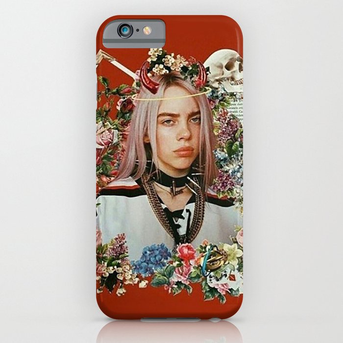 billie eilish graphic artwork iphone case