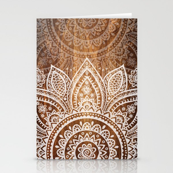 Wood + Vector Print Stationery Cards