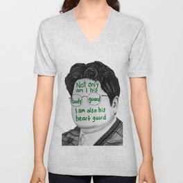 Guillermo Shadows Quote V Neck T Shirt