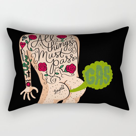 All Things Must Pass (gas) Rectangular Pillow