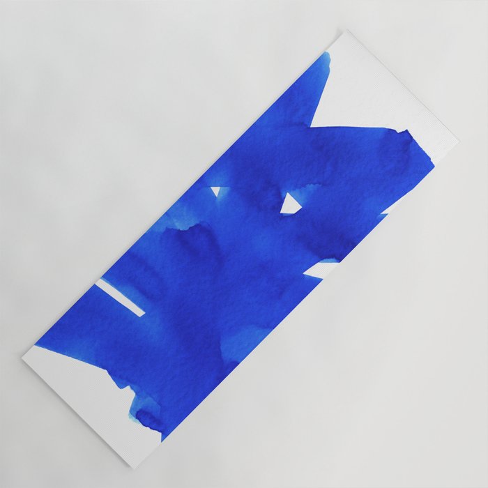 Superwatercolor Blue Yoga Mat