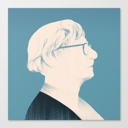 Architect Portraits: Louis Kahn Canvas Print
