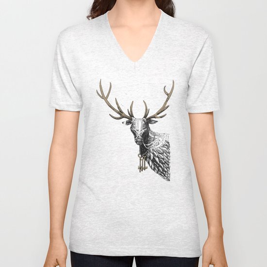Oh Deer! Light version Unisex V-Neck