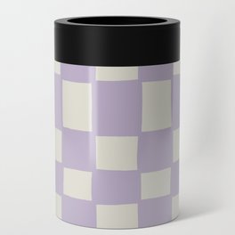 Tipsy checker in lilac dust Can Cooler