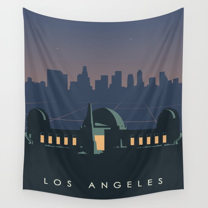 Los Angeles Wall Tapestry