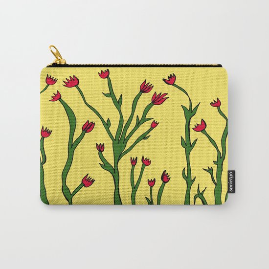 Long flowers Carry-All Pouch