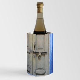 Blue Wall India Door with Clothes Wine Chiller