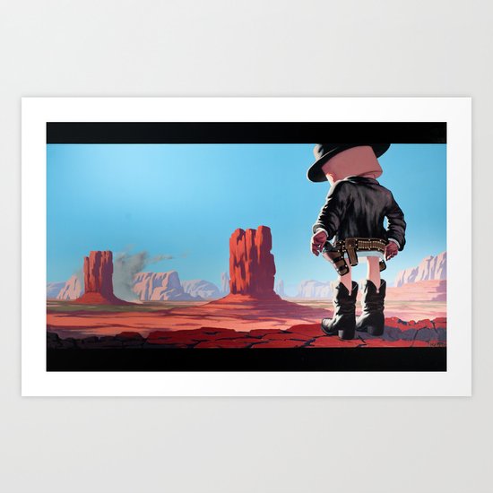 End of Film Art Print