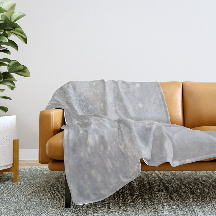 Grey sparkle throw deals