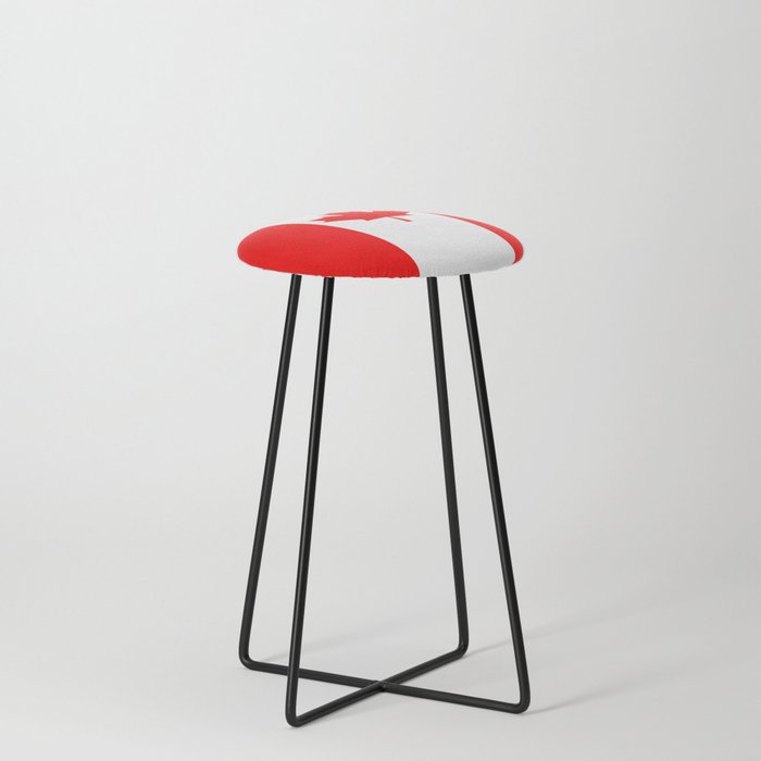 Canadian Flag Counter Stool By Flags, High Quality Bar Stools Canada