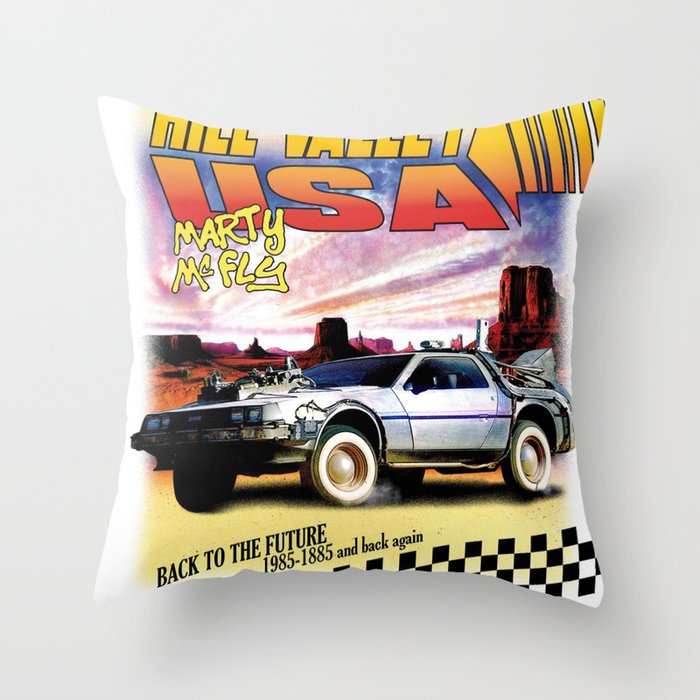 Back to the Future 04 Throw Pillow