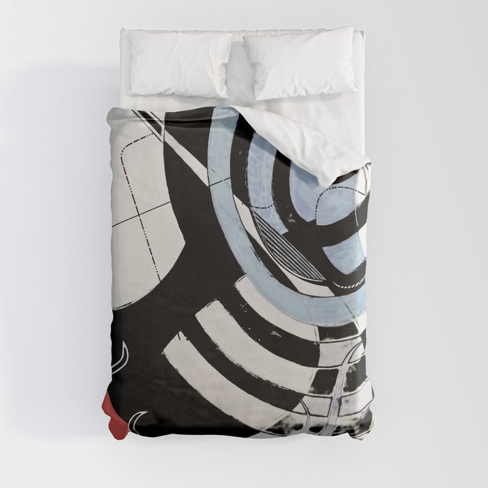 Night Owl Surfers Duvet Cover