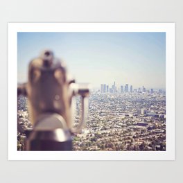 View from the Top, Los Angeles Art Print