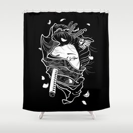 Geisha / Hannya Shower Curtain