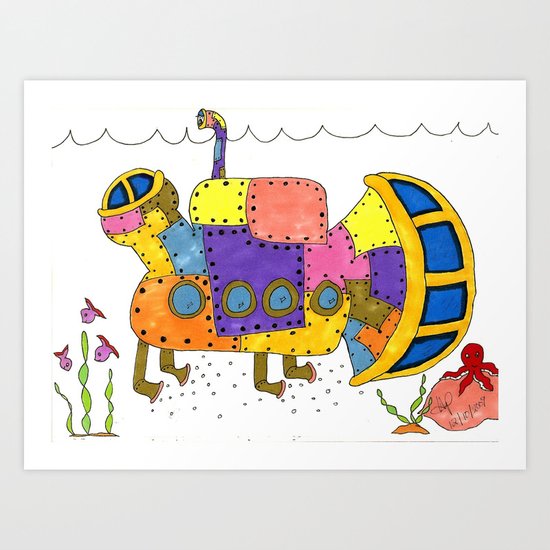 "Submarine I" Art Print