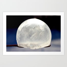 Frozen Bubble Art Print