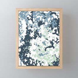 green splash Framed Mini Art Print