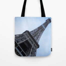 France, Paris, Eifel Tower, Color, iPhone, Diagonal, Black and White Tote Bag
