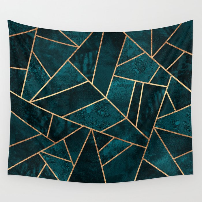 Teal tapestry cheap