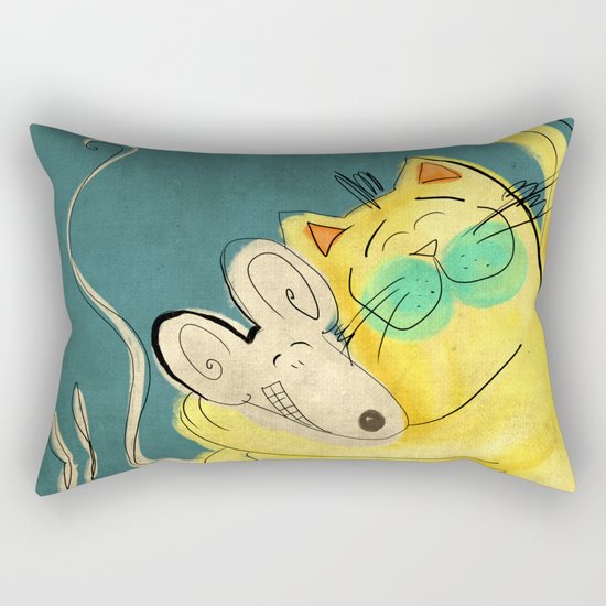 Lets be Friends Rectangular Pillow