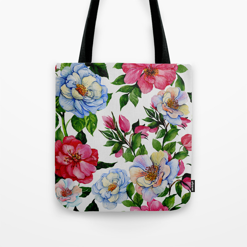 vintage floral luggage