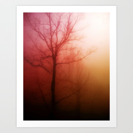 Burning Art Print