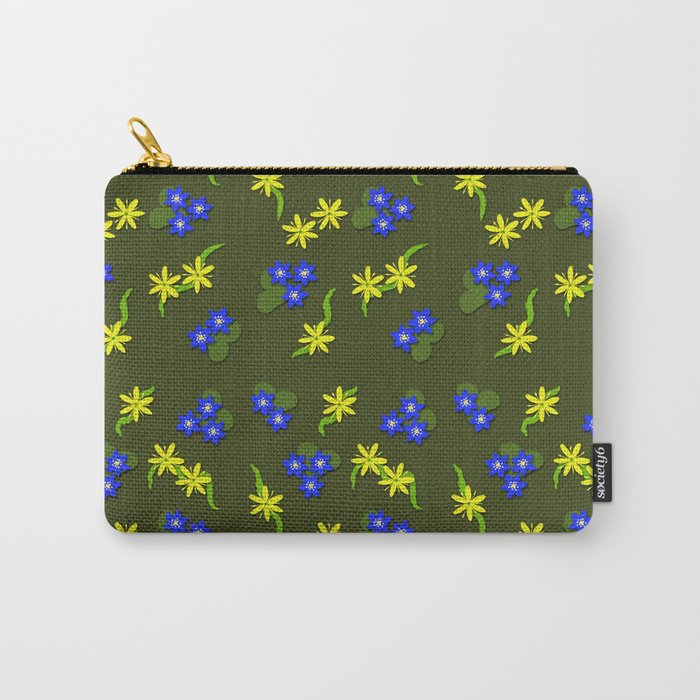 Spring Flowers by Designed by Liv Carry-All Pouch