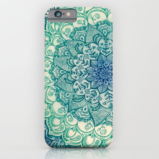 Emerald Doodle iPhone & iPod Case