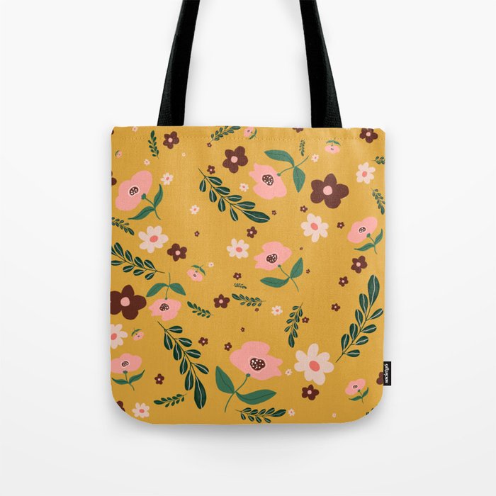 Floral Surface Pattern Design  Tote Bag