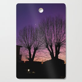 The moon follow me home | Southern France Cutting Board