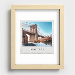 New York City Recessed Framed Print