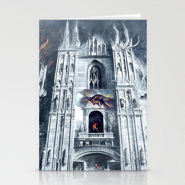Lucifer Palace in Hell Stationery Cards