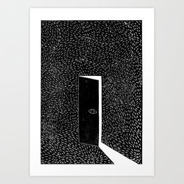 Doorway to outer space Art Print
