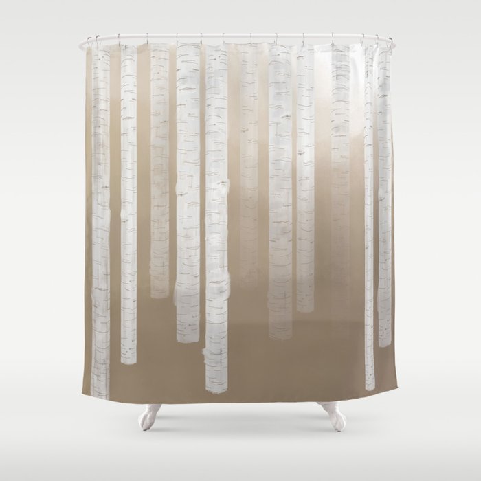 Birch Forest Shower Curtain