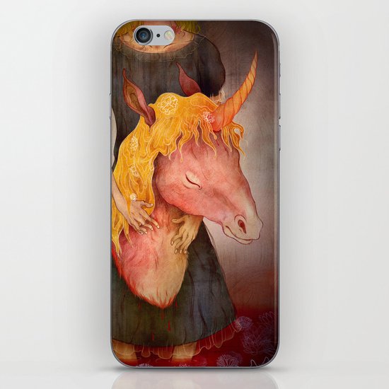 A Girl and Her Horse iPhone & iPod Skin
