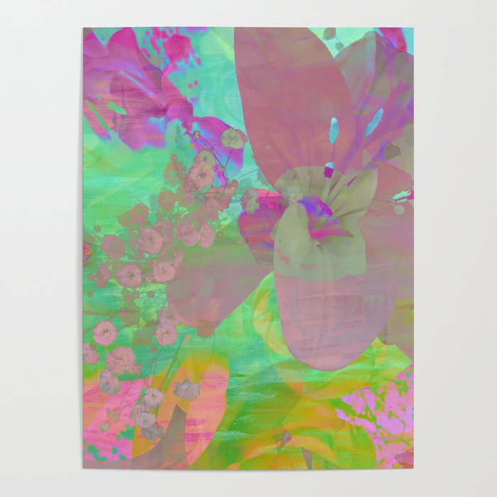 Floral Fantasy 3 Poster