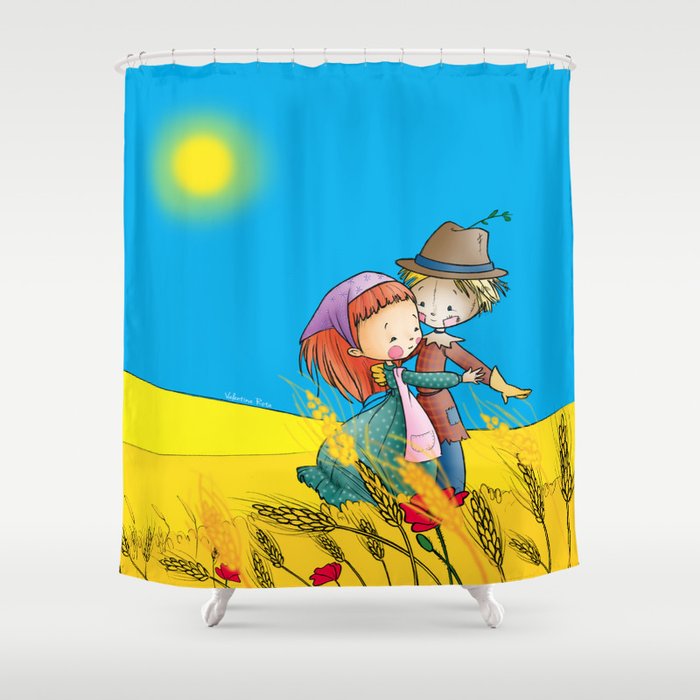 country love Shower Curtain