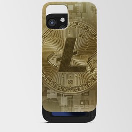 LiteCoin Gold Cast iPhone Card Case