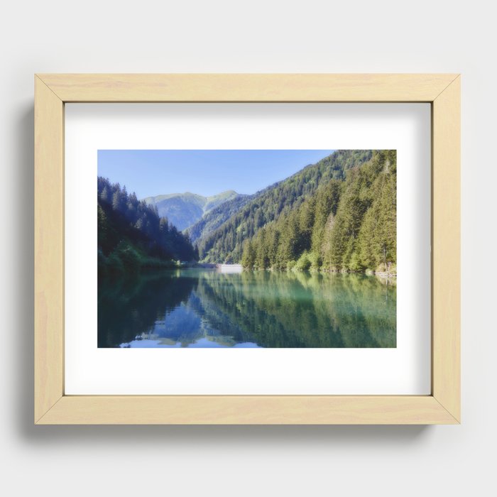 fifty shades of green Recessed Framed Print