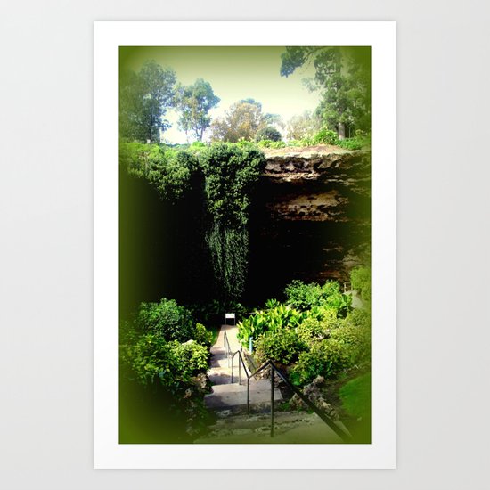 Umpherston Sinkhole #2 Art Print