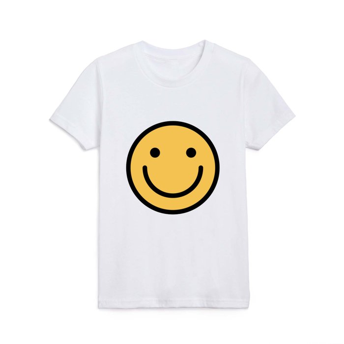 Smiley Face   Cute Simple Smiling Happy Face Kids T Shirt